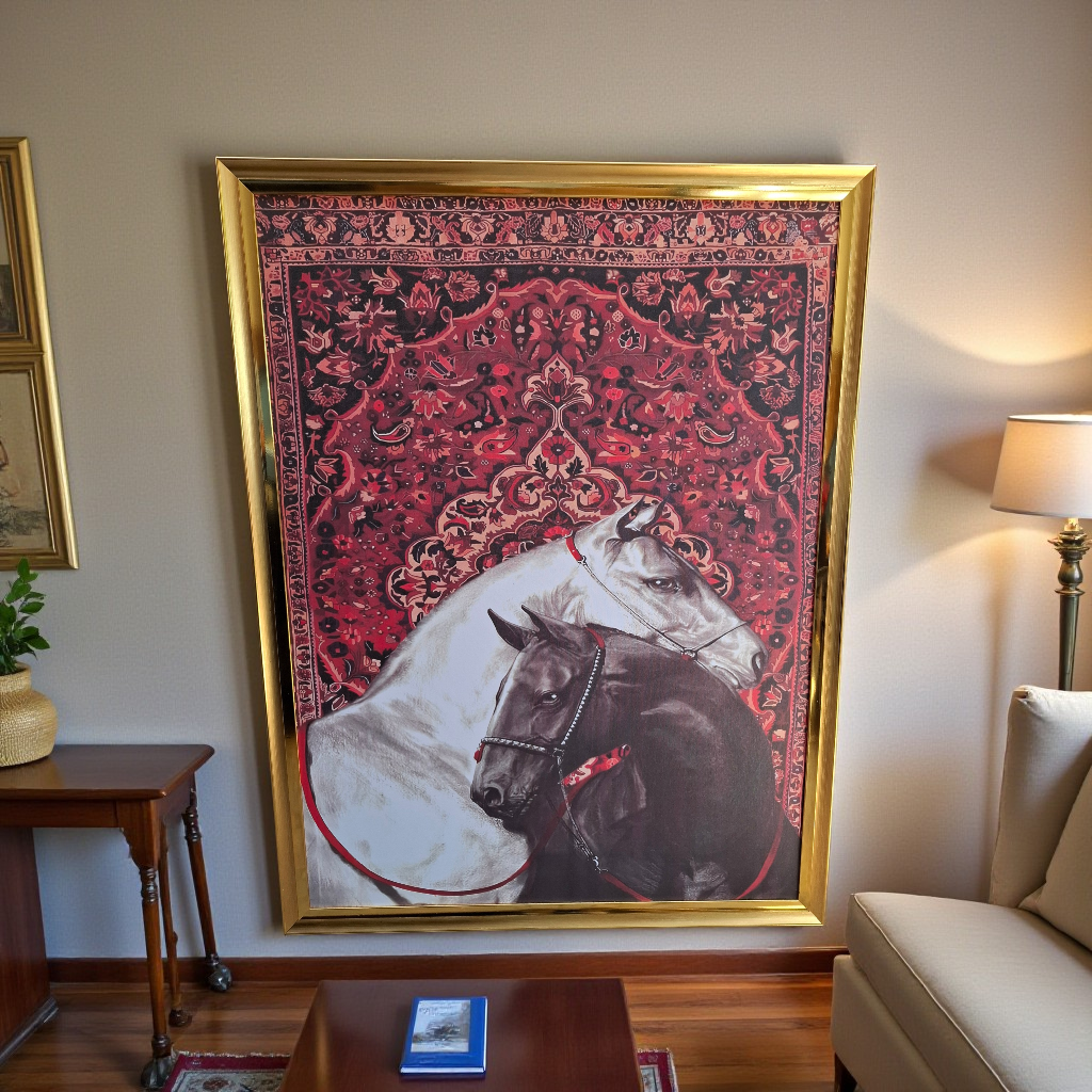 Horse on Canvas Painting