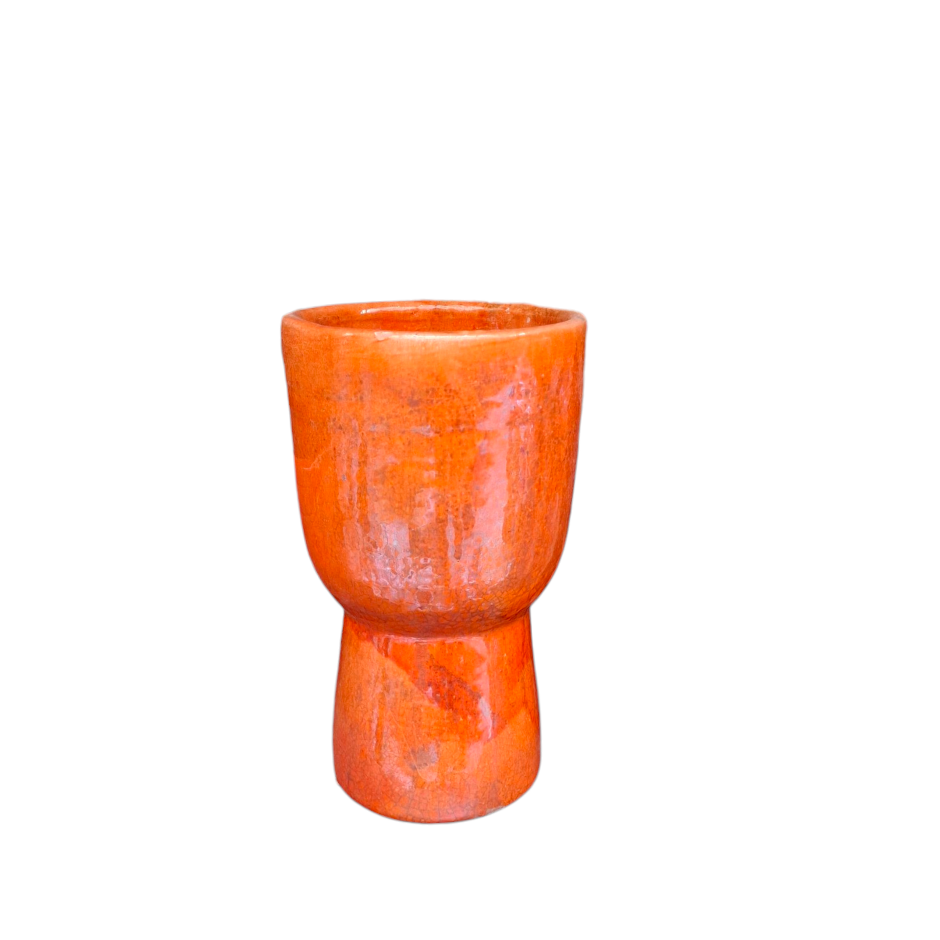 Orange Cup Vase