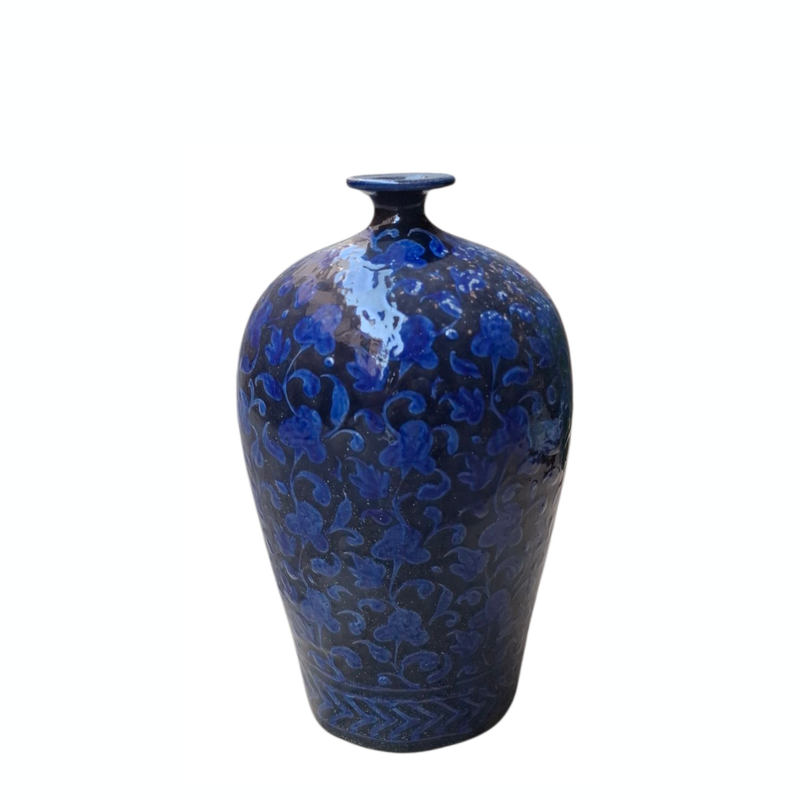 Blue Bottle Urn
