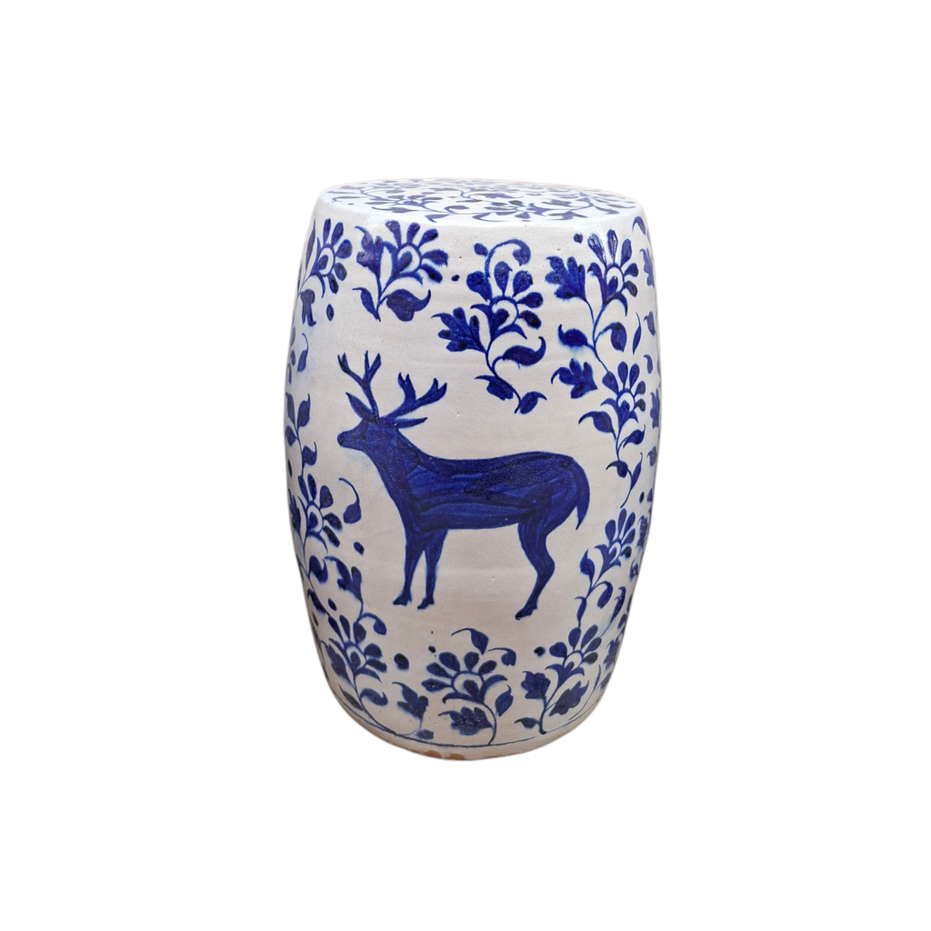 Blue Deer Stool