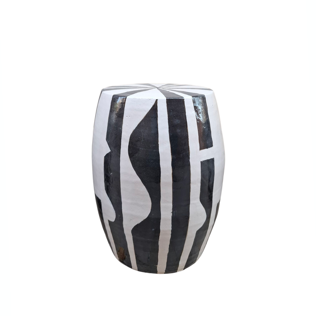 Black/White Stool