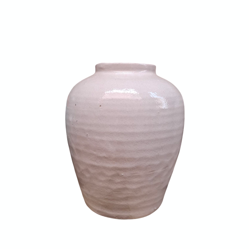 Glazed Step Vase