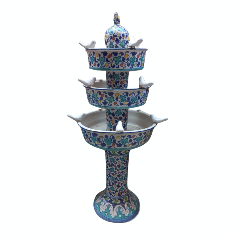 Multi 3 Step Birdbath with Stand