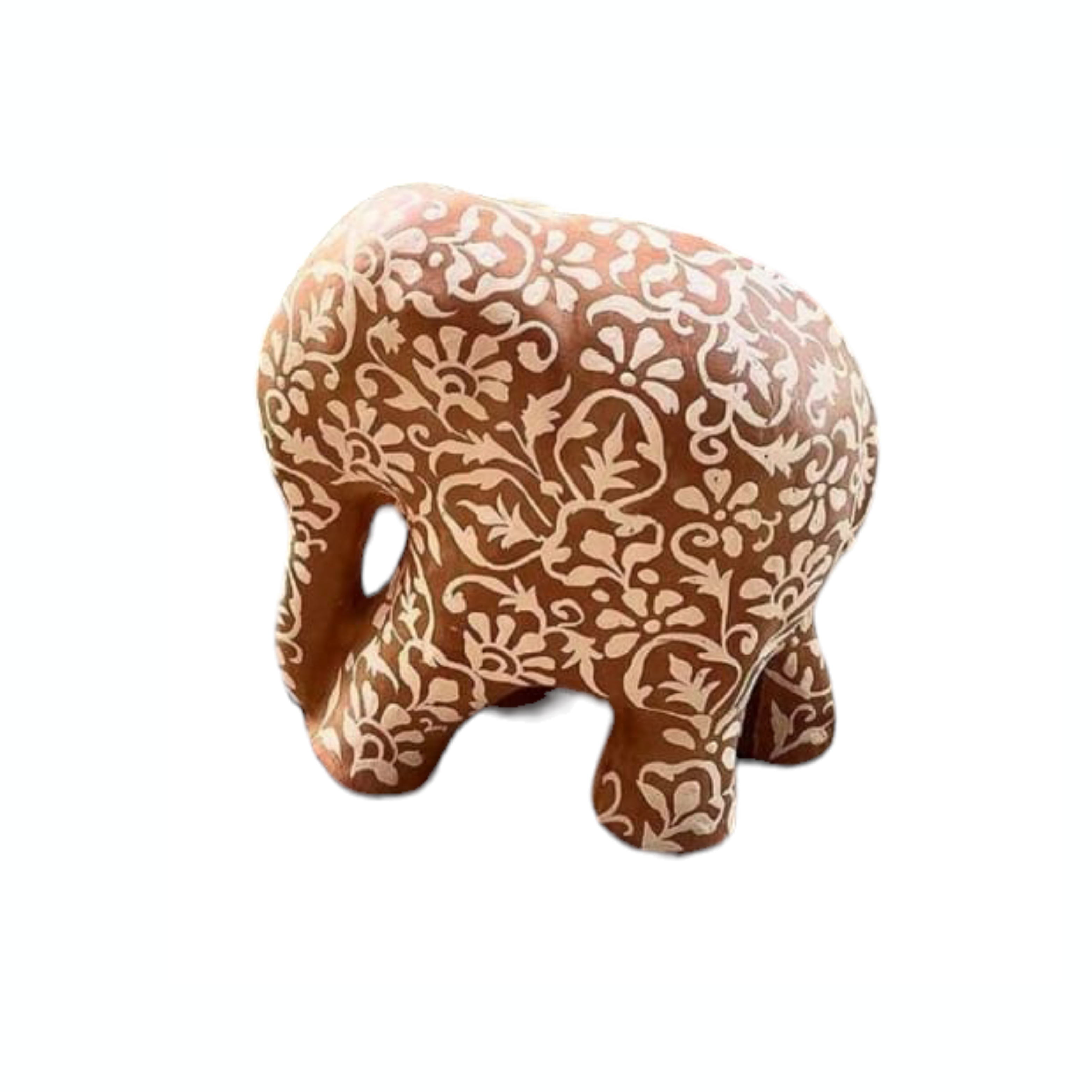 Beige Print Elephant